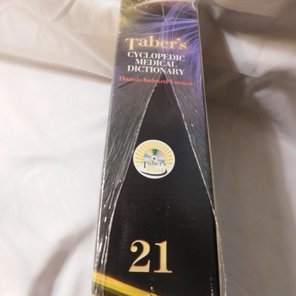 Taber's Cyclopedic Medical Dictionary 21st Edition Thumb Index Version & DVD NEW - Picture 4 of 4